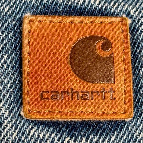 Carhartt Jeans Mens Size 38X32 Blue Relaxed Fit Denim Workwear Rugged B17 DST - Picture 10 of 12
